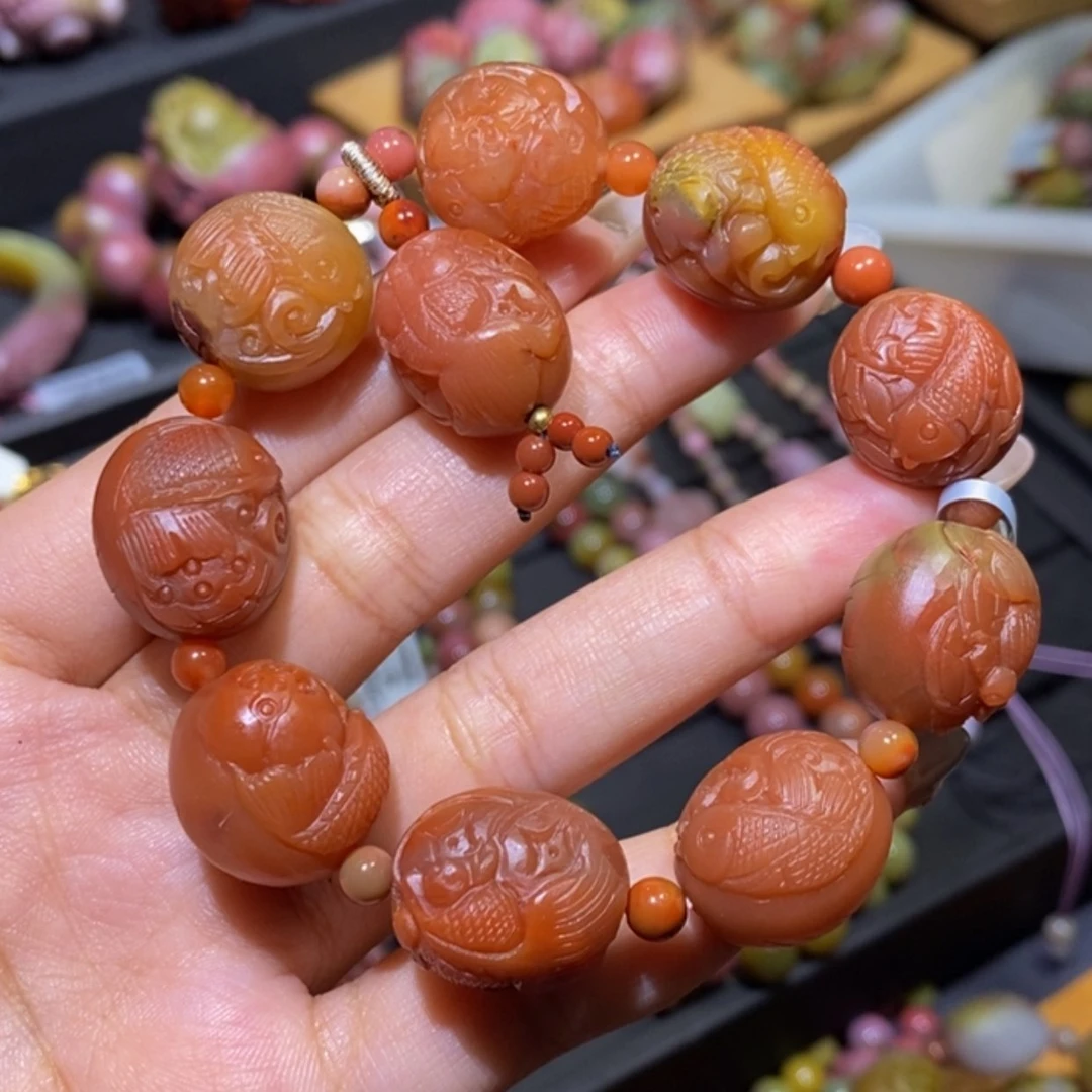 【闪购商品】玛瑙/玉髓手串未镶嵌盐源玛瑙