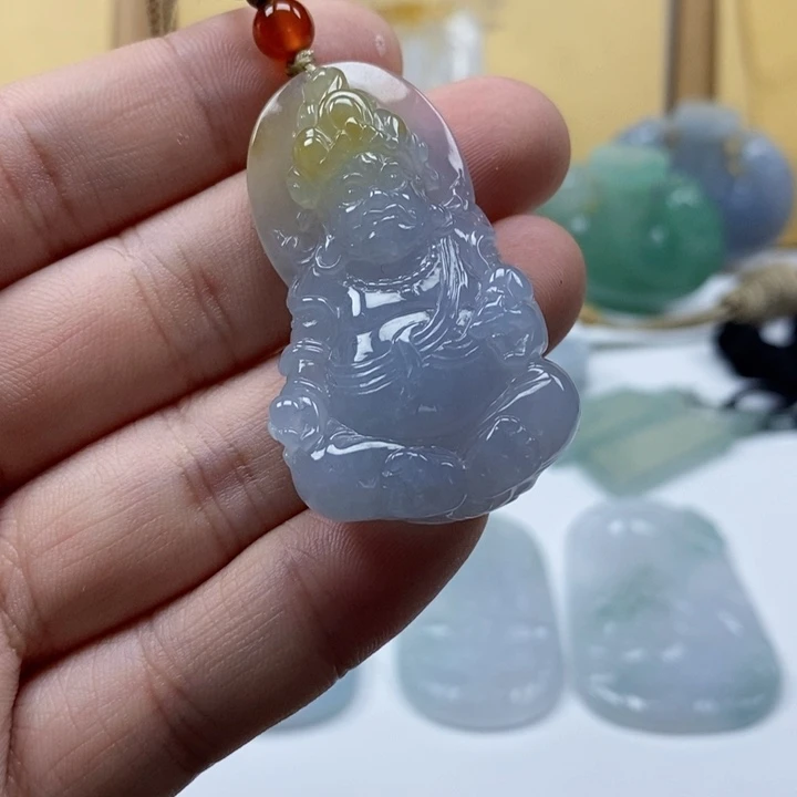 翡翠未镶嵌挂件缅甸翡翠