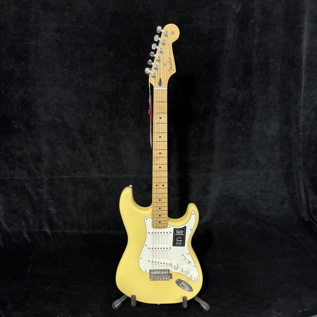 特价fender电吉他0144502534玩家系列ST枫木指板奶油黄单单单