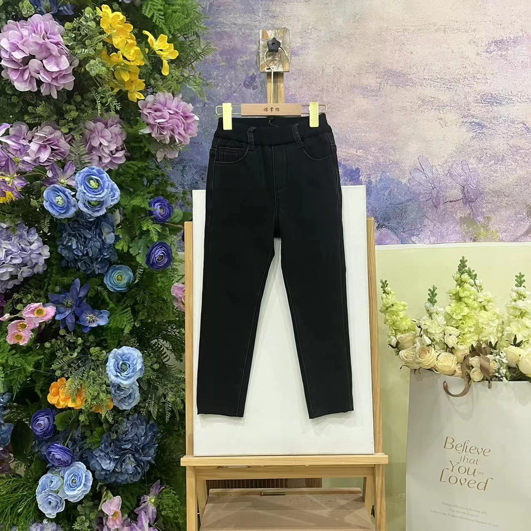 152y黑牛仔裤4990