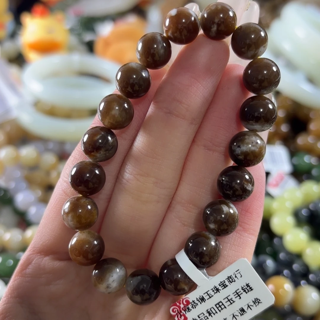 和田玉未镶嵌手链125