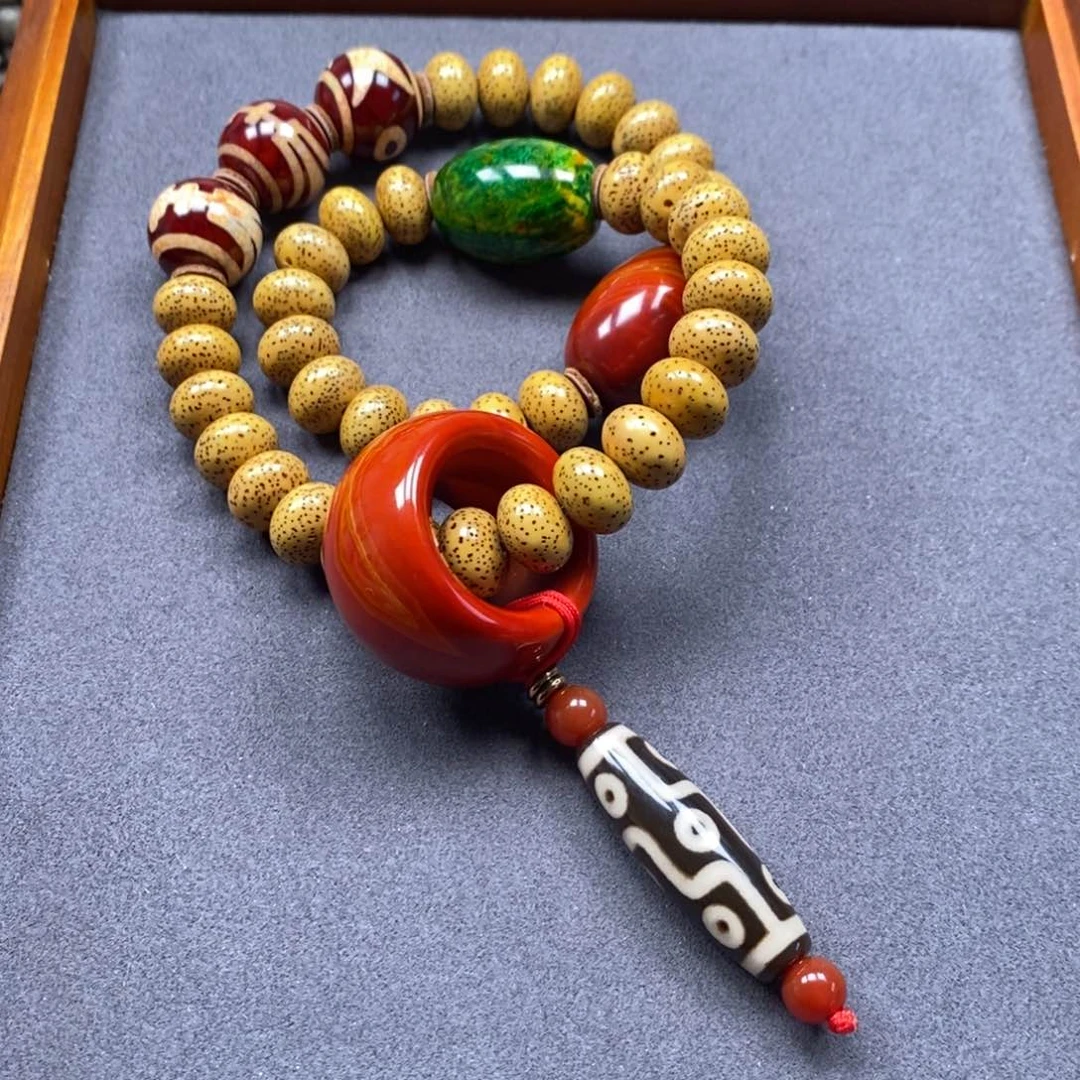 菩提把件未镶嵌星月