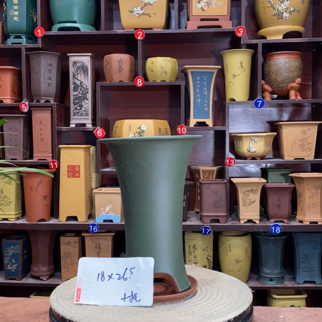 紫砂艺术紫砂花盆