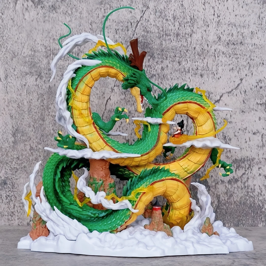 七龙珠手办GK 国潮YoYo神龙与小悟空许愿神龙摆件礼物潮玩手办