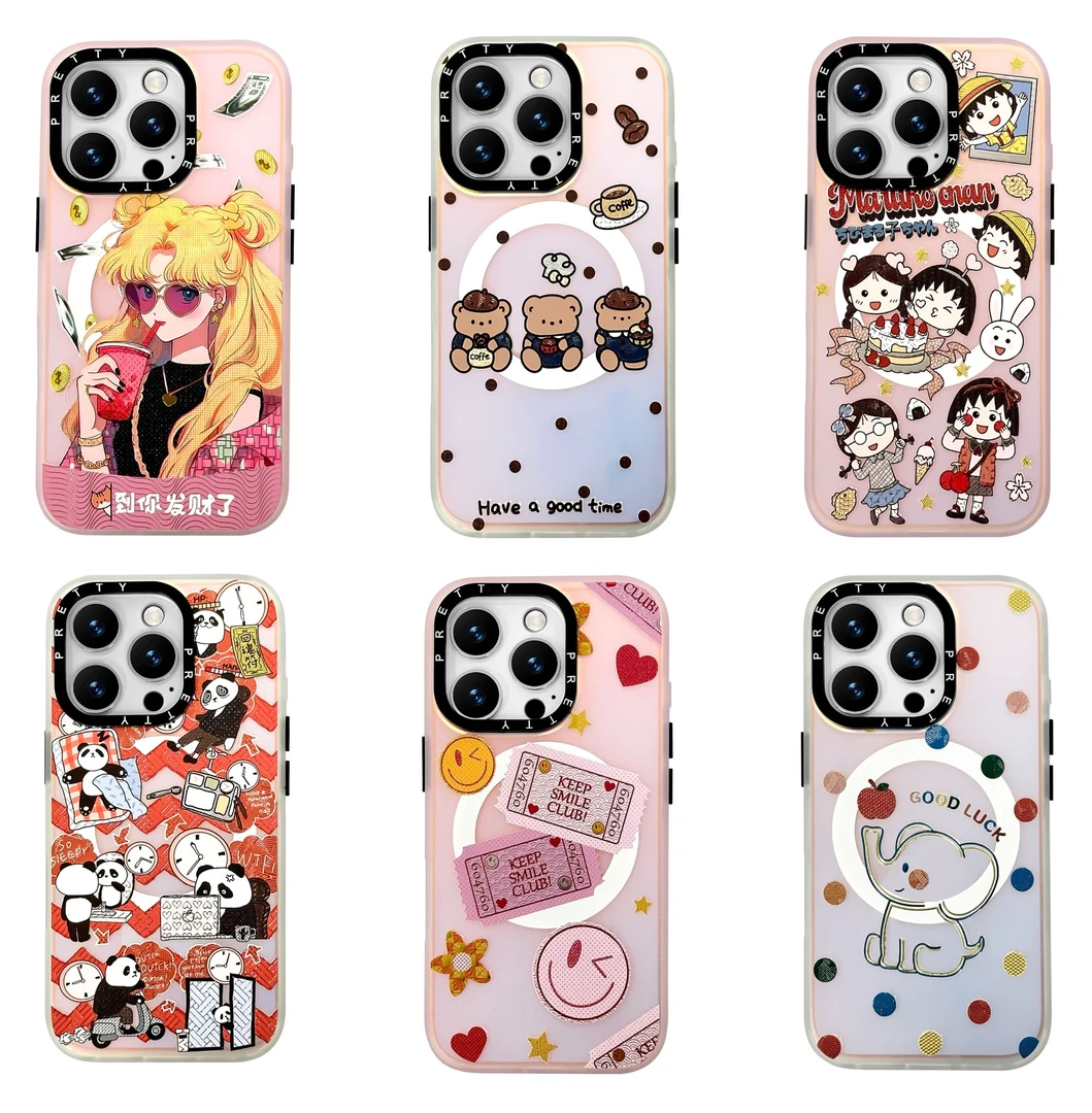 适用苹果iphone16promax 高级鎏金手机壳15/14/13新款炫彩潮牌