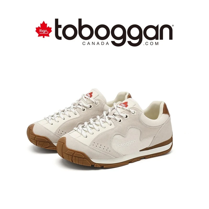 TOBOGGAN同款加拿大雪橇厚底阿甘鞋透气牛皮耐磨复古软底休闲鞋