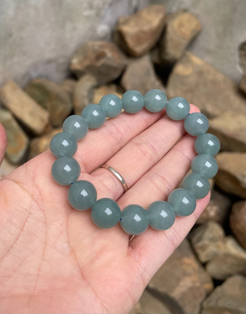 A902精品老蓝单圈12mm手串