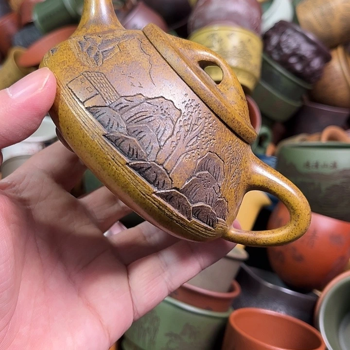 紫砂茶杯全手工紫砂主人杯