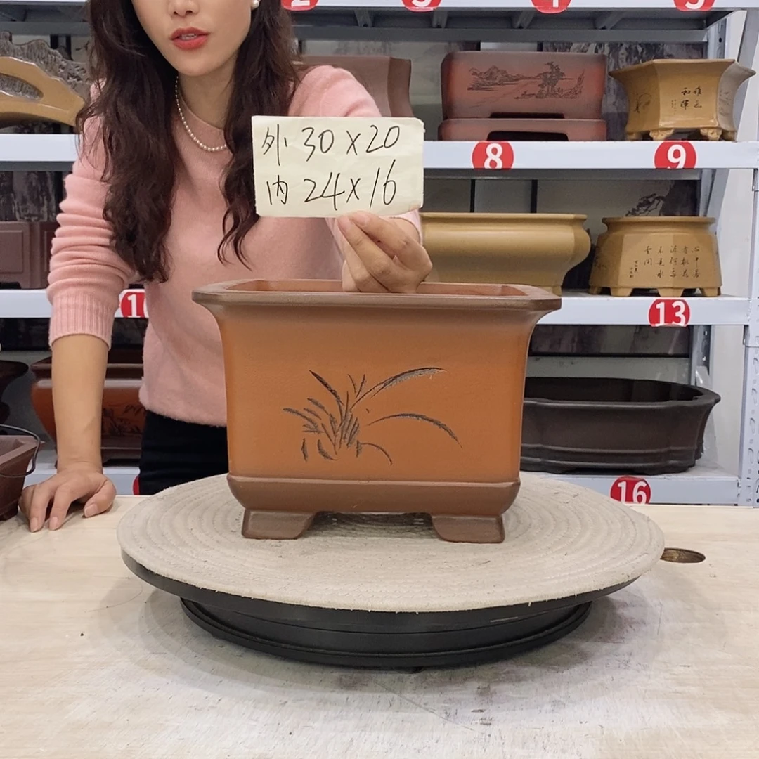 紫砂花盆紫砂花盆