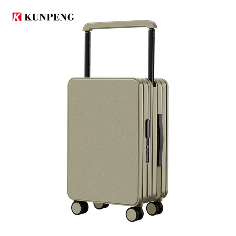 袋鼠款轻便大容量旅行箱静音万向轮铝框超轻密Q商务拉杆箱新女款