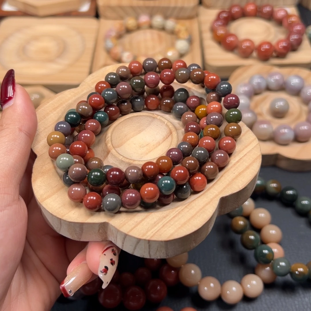 蓝***儿石英质玉未镶嵌手链99