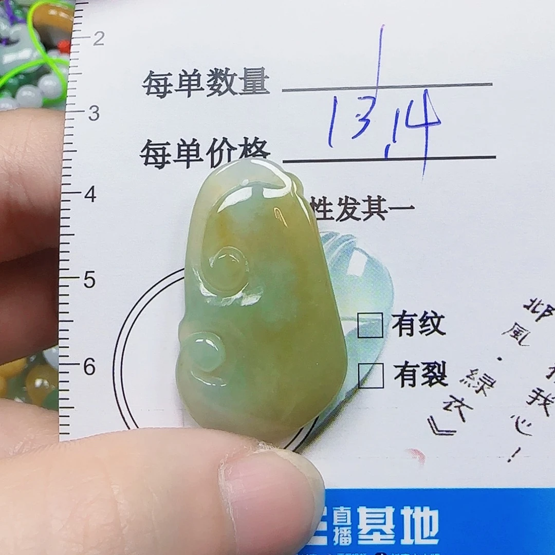 翡翠未镶嵌颈饰21