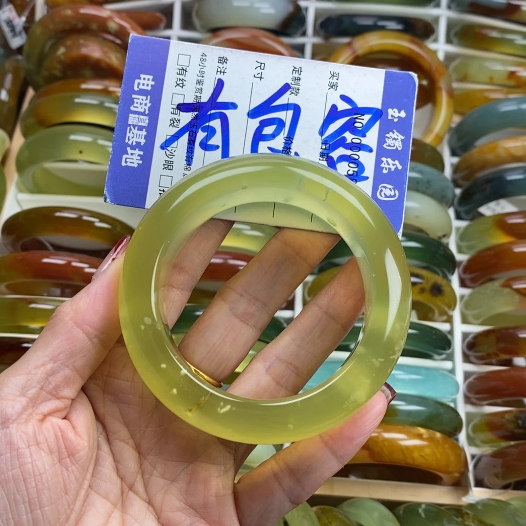 未镶嵌蛇纹石玉手镯58