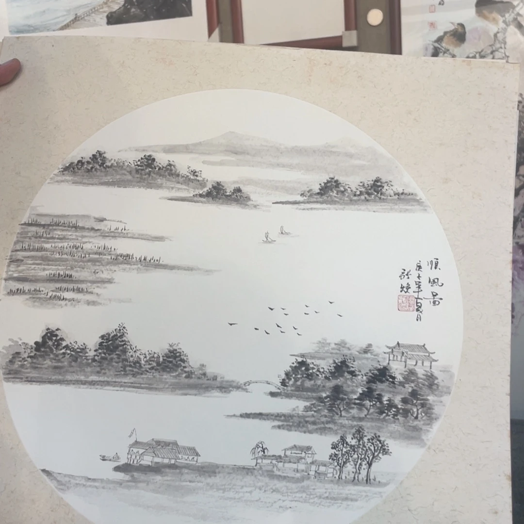 国画手绘国画，精品斗方