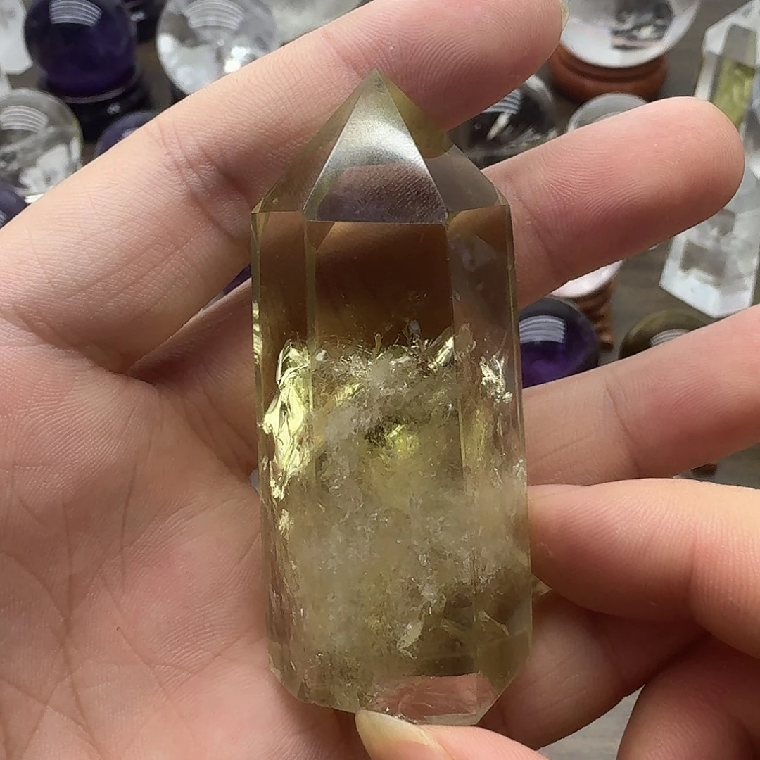 珠宝半成品未镶嵌黄晶