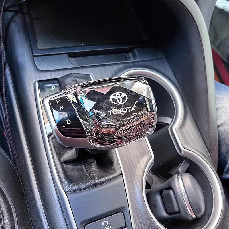 适用丰田亚洲龙水晶挡把凯美瑞卡罗拉荣放档把头排挡杆游艇档把头