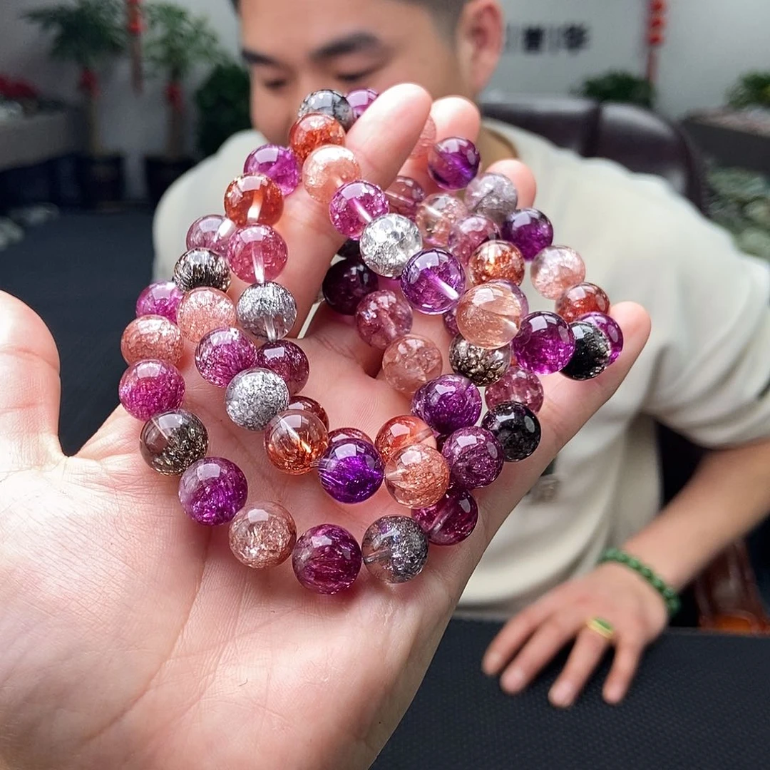 水晶卡11左右 颜色多样性发拍一发一未镶嵌