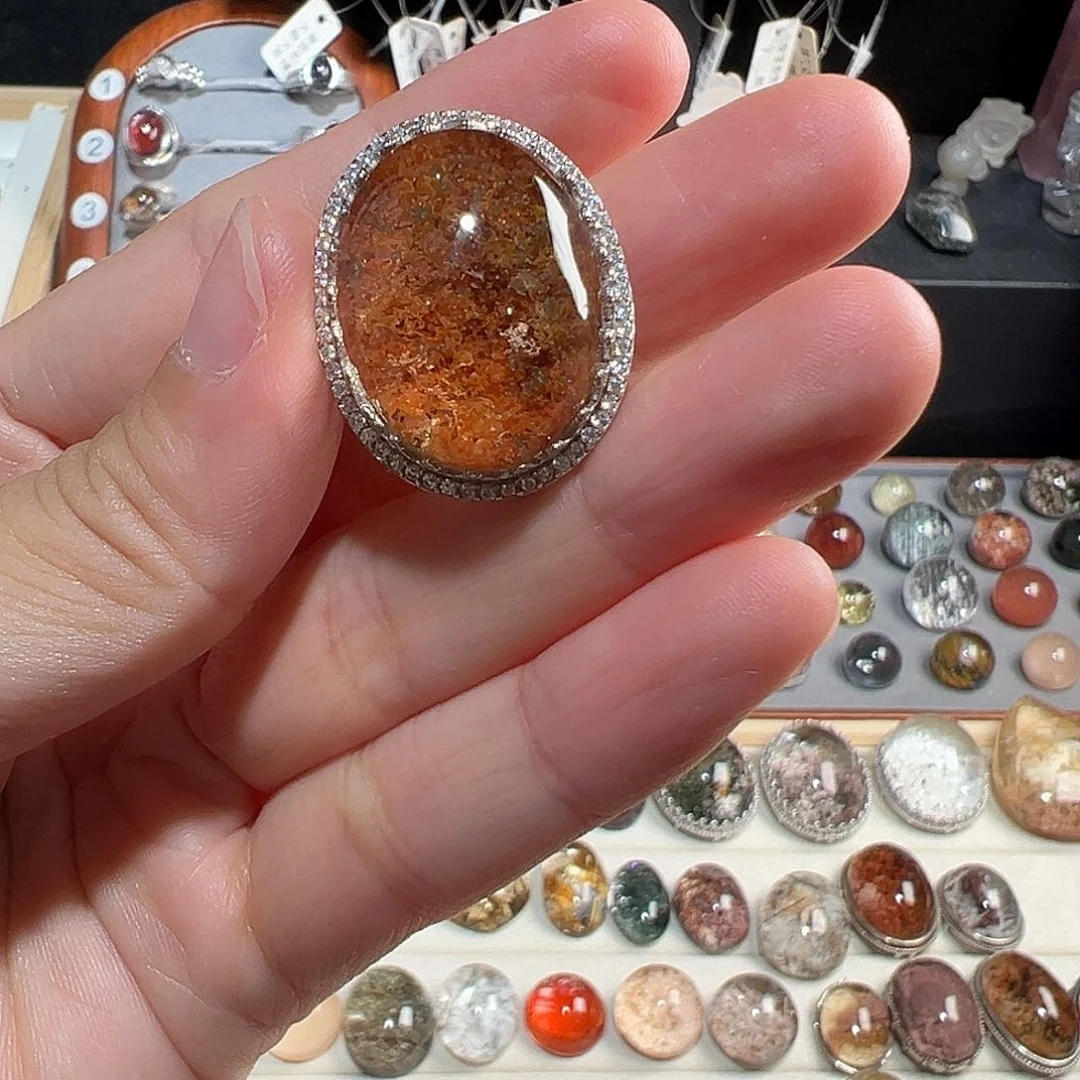 古***颜银S925镶嵌吊坠(不含链)水晶