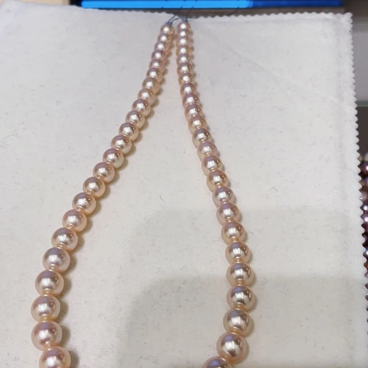 淡水珍珠颈饰银S925镶嵌