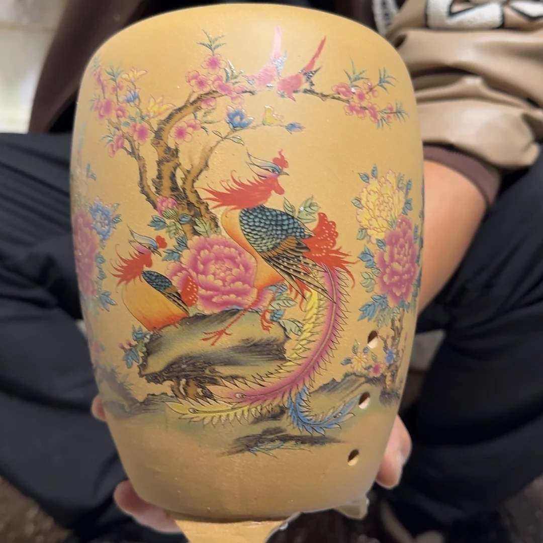 紫砂花盆口径13厘米