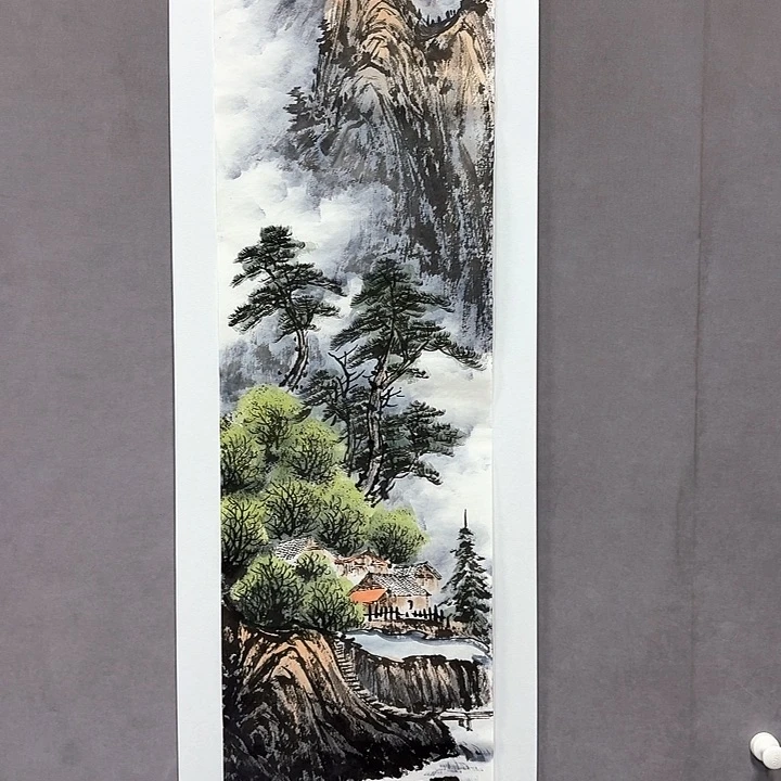 国画亲笔手绘放心去藏
