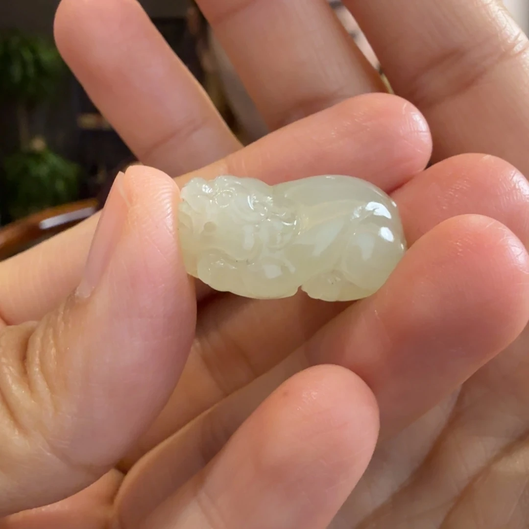 和田玉未镶嵌颈饰晴水貔貅孙姐多样性拍一发一