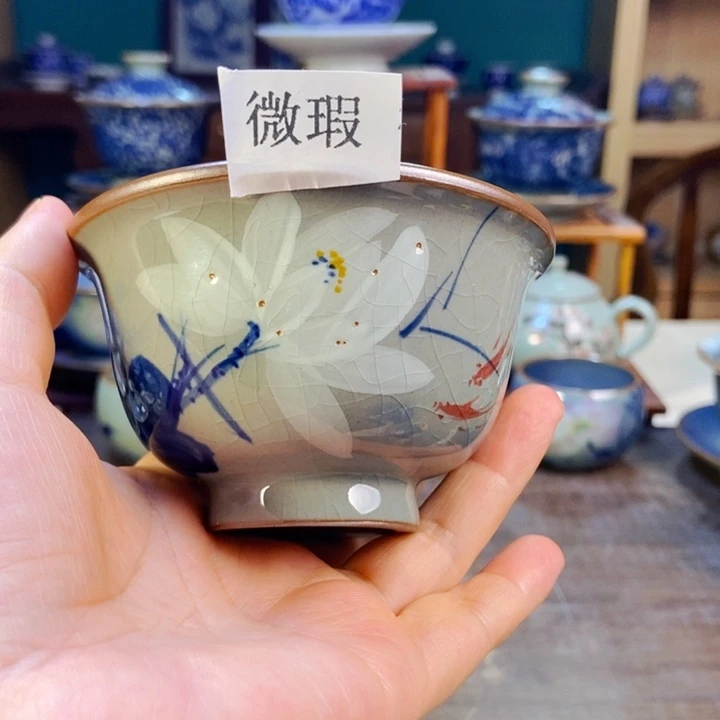瓷片手工制作工艺精湛等
