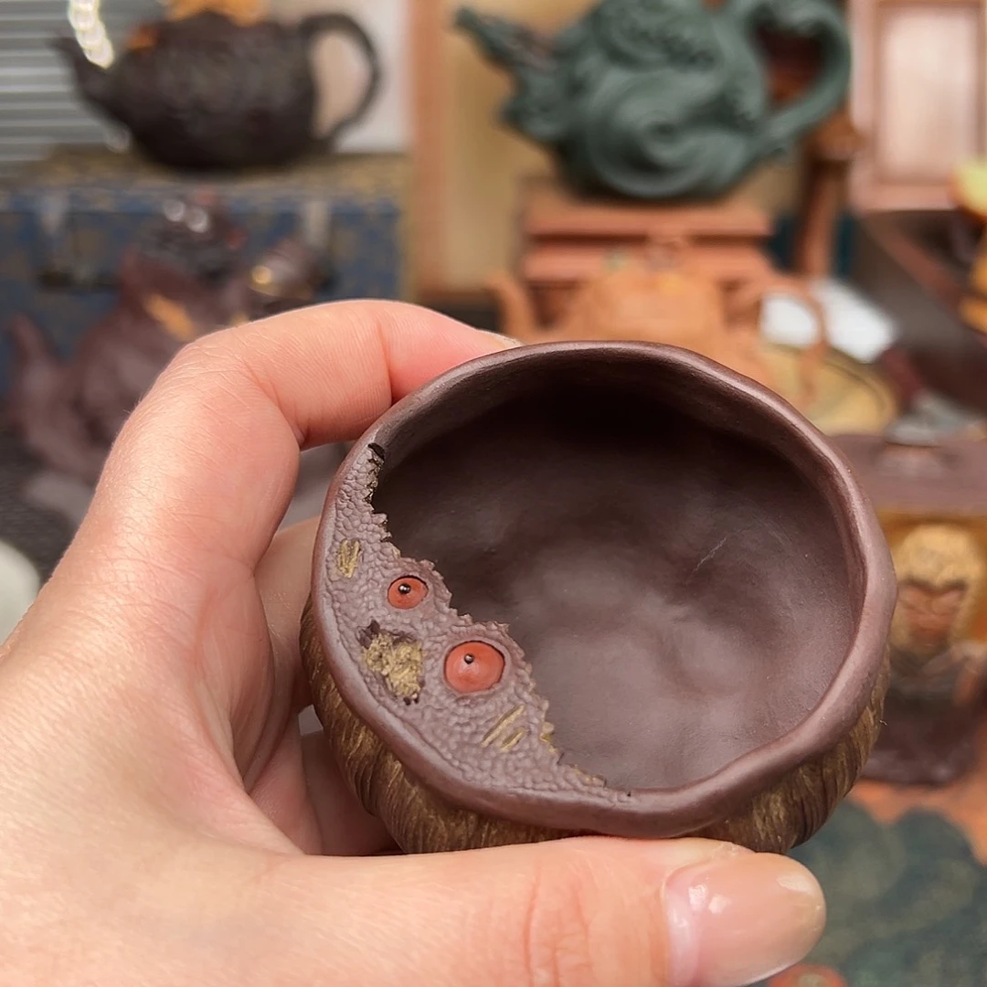 紫砂茶壶莲子杯哈里斯也太 OK了