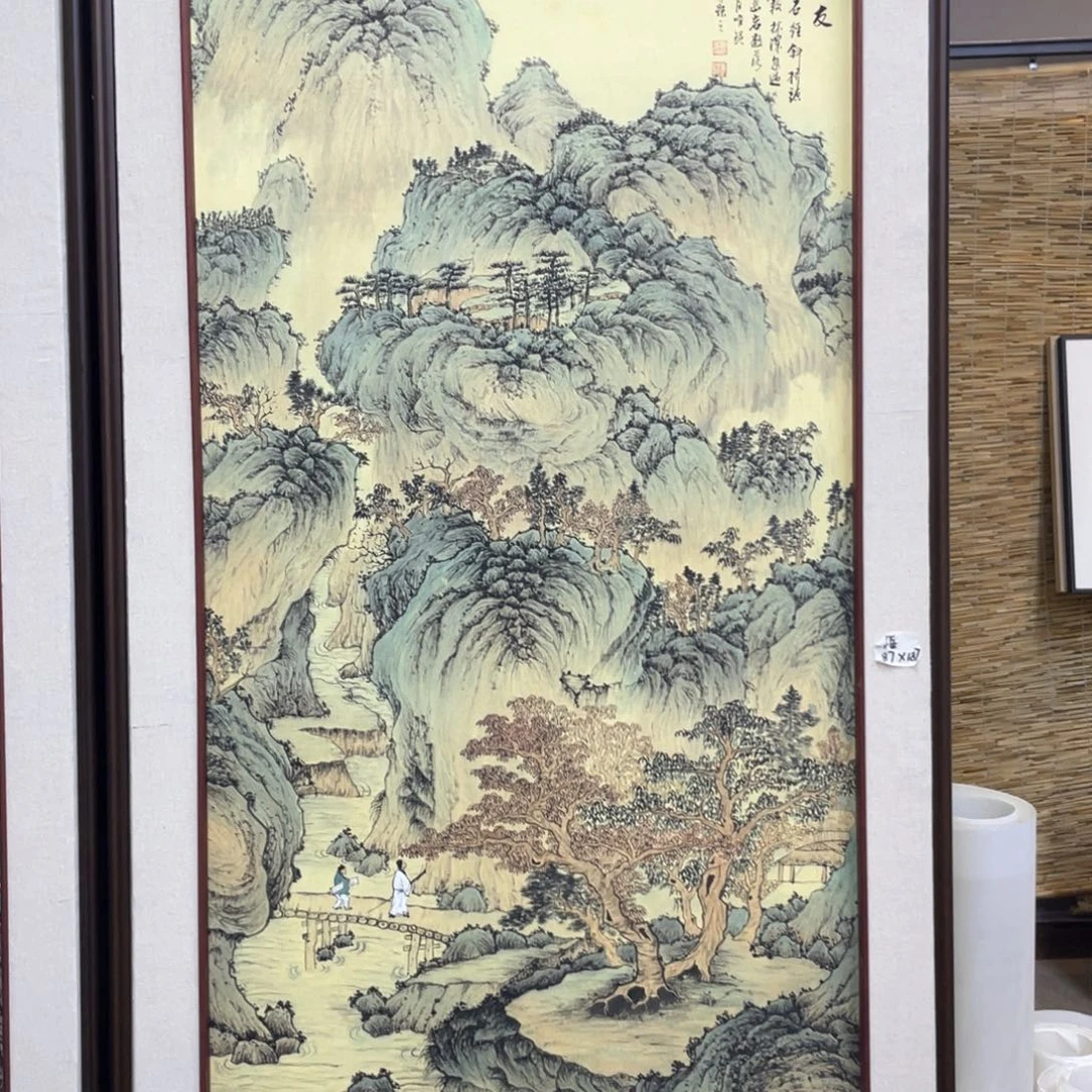 国画手绘国画，精品山水，画心
