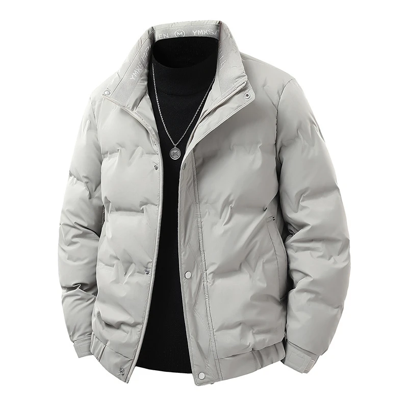 稻草人男士时尚加厚保暖秋冬冬季韩版百搭潮流羽绒服女装立领加厚