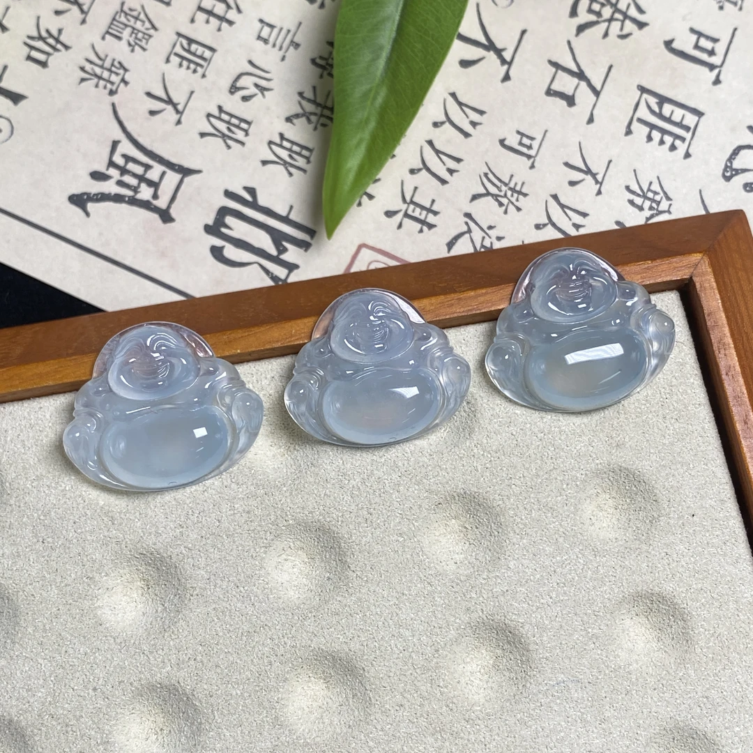 思懿手镯之家-翡翠佛公-约26*22*4mm-TY-15943-多样性发一