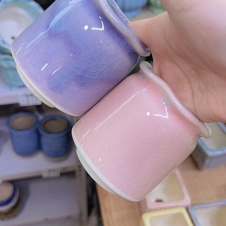 红陶陶瓷花盆12包邮