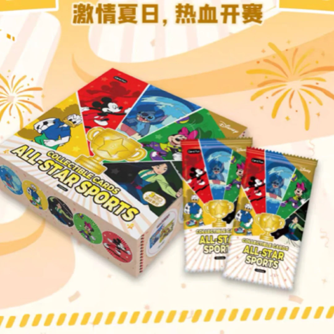 【平拆/叠叠/大胃王】集卡社-迪士尼群星运动会收藏卡牌