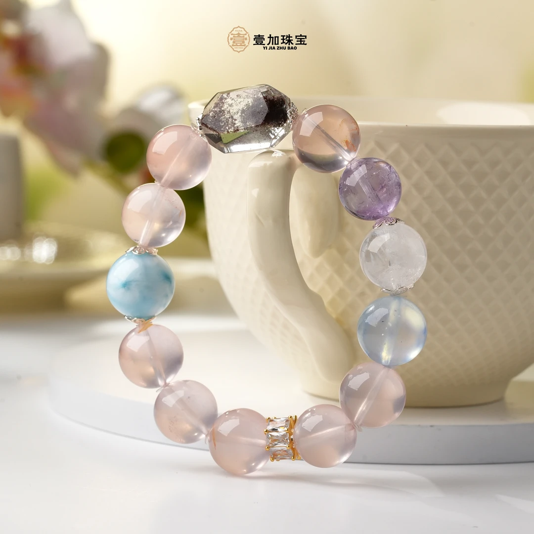 壹加师姐|手工设计好YUN收割机星光粉多宝手串多样性发其一7405n