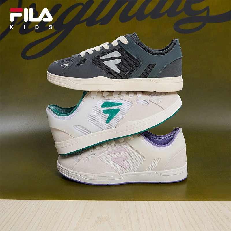 【斐乐儿童抓板鞋】2025秋季新款时尚百搭运动经典板鞋K15B521307