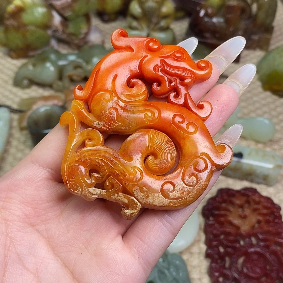 未镶嵌蛇纹石玉颈饰