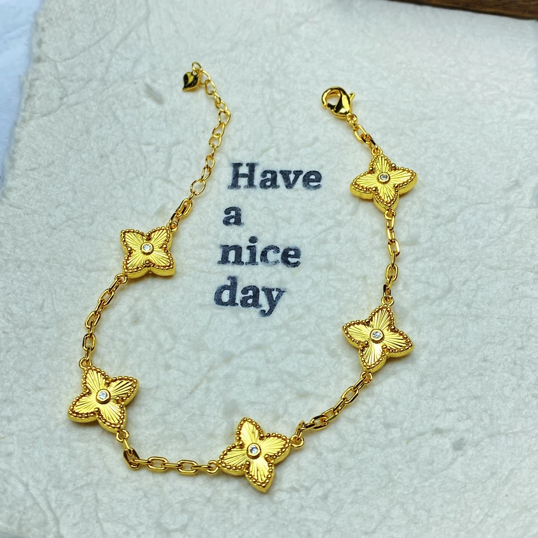 手链 HG黄色五花手链多样性发一件45162