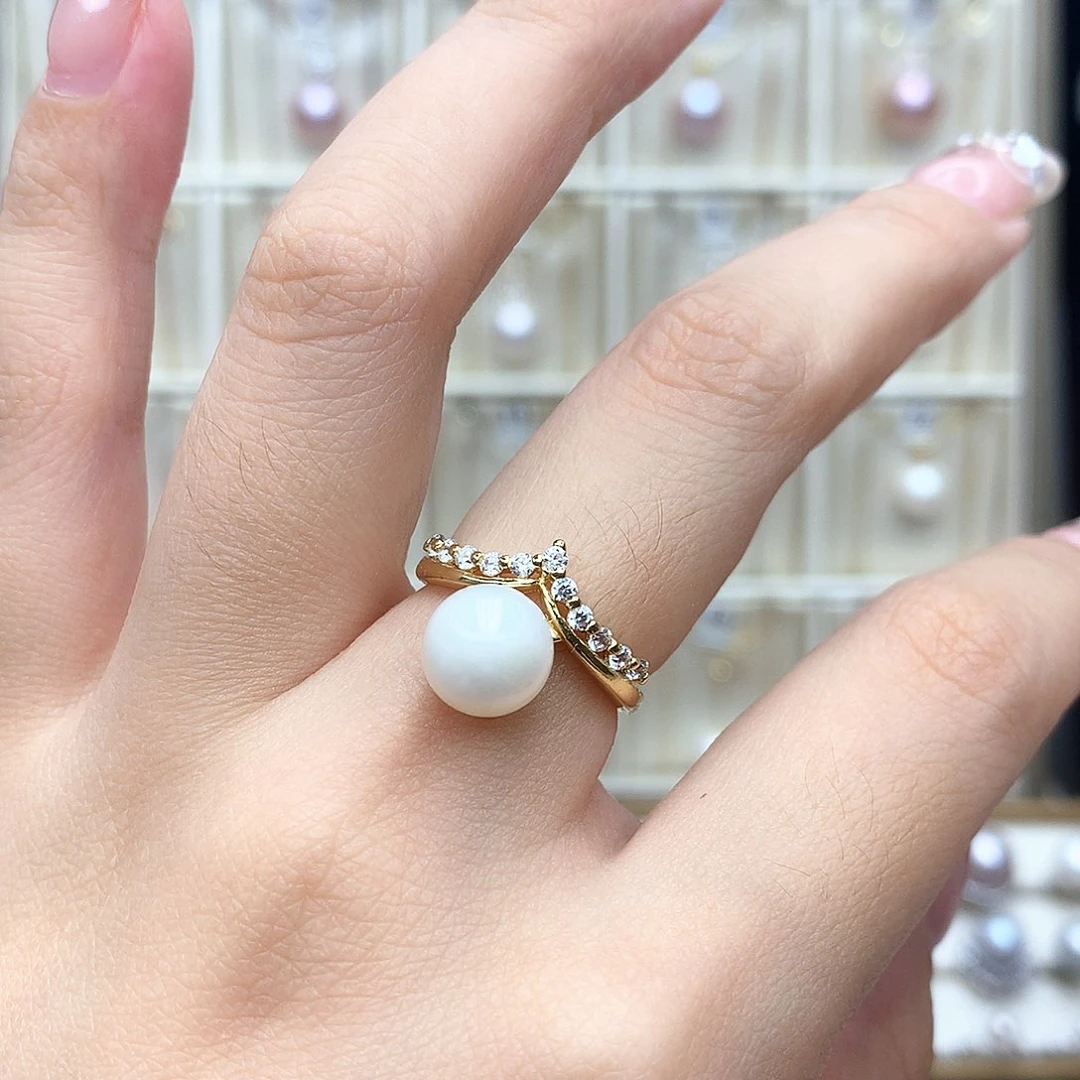 淡水珍珠合金吊坠(不含链)