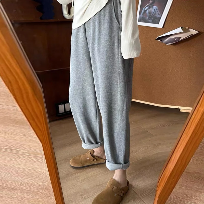 孕妇秋季宽松显瘦遮肉外穿休闲百搭哈伦香蕉奶奶裤