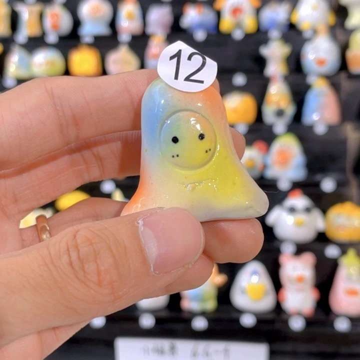 摆件手工陶瓷可爱摆件12