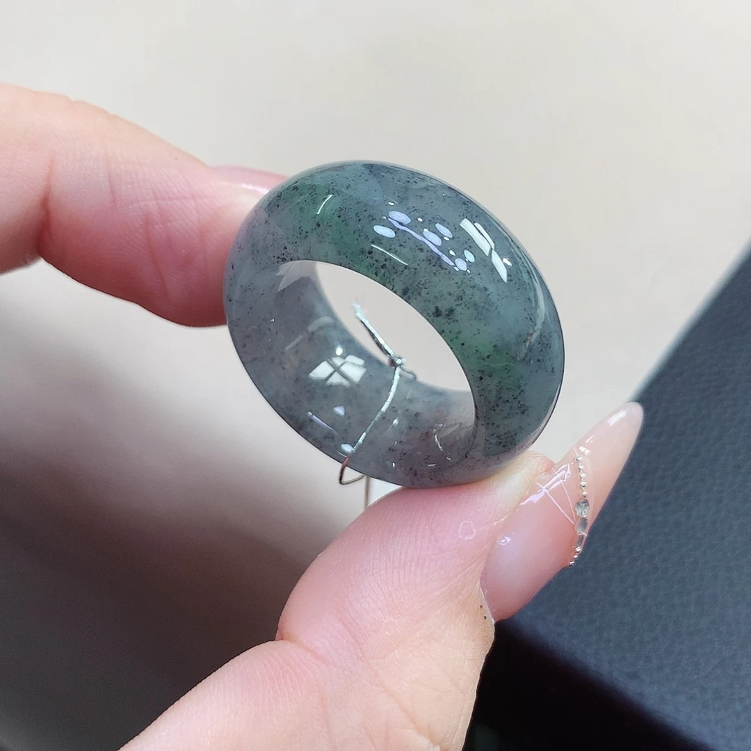 未镶嵌戒指翡翠圈口22