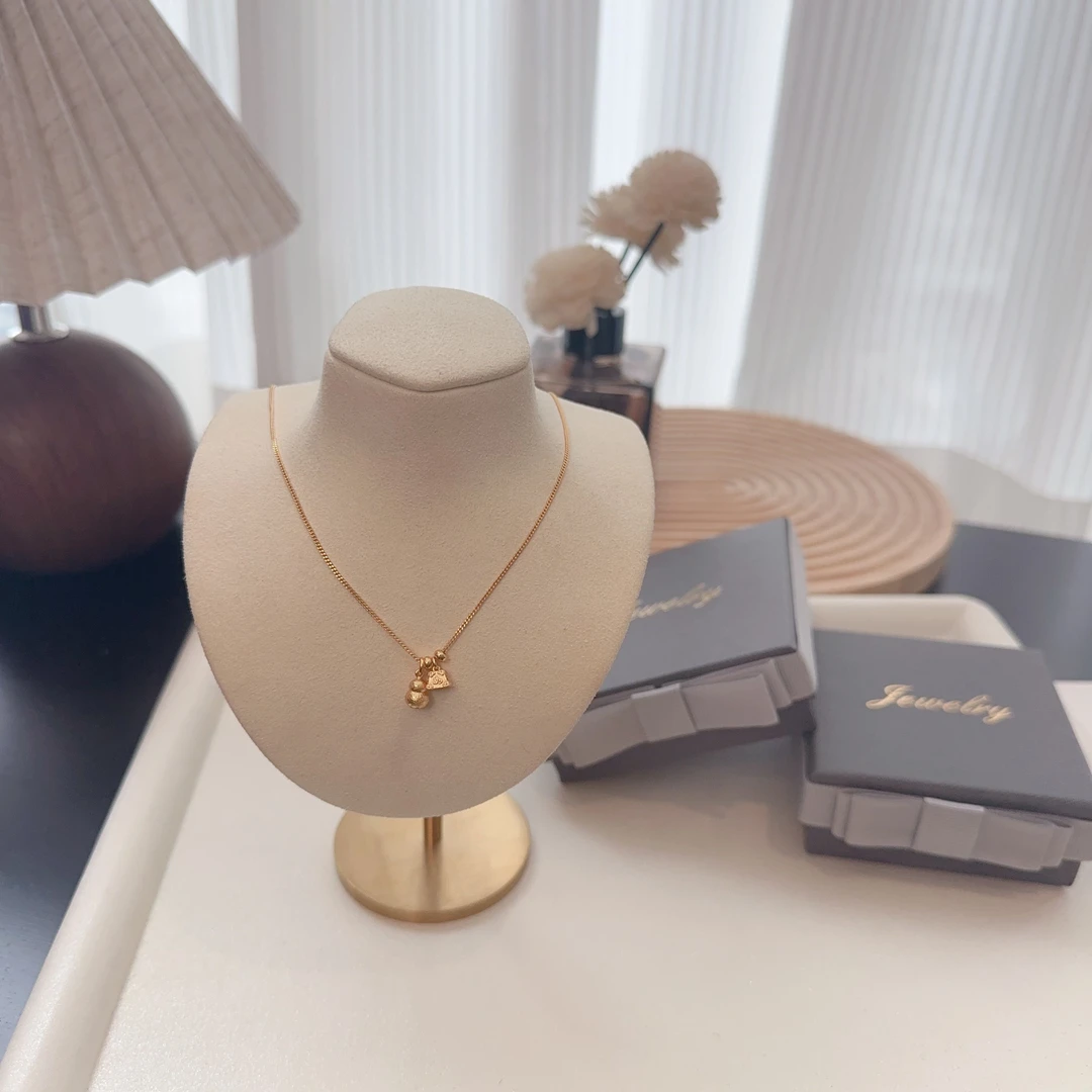 坠链均925银 福气葫芦秤精致女金色精美可调节坠链新中式项链XL21