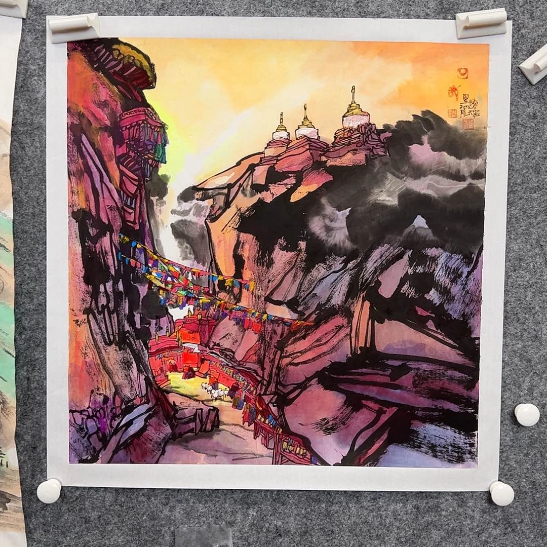 牛***闷（f37420）圣地 书画