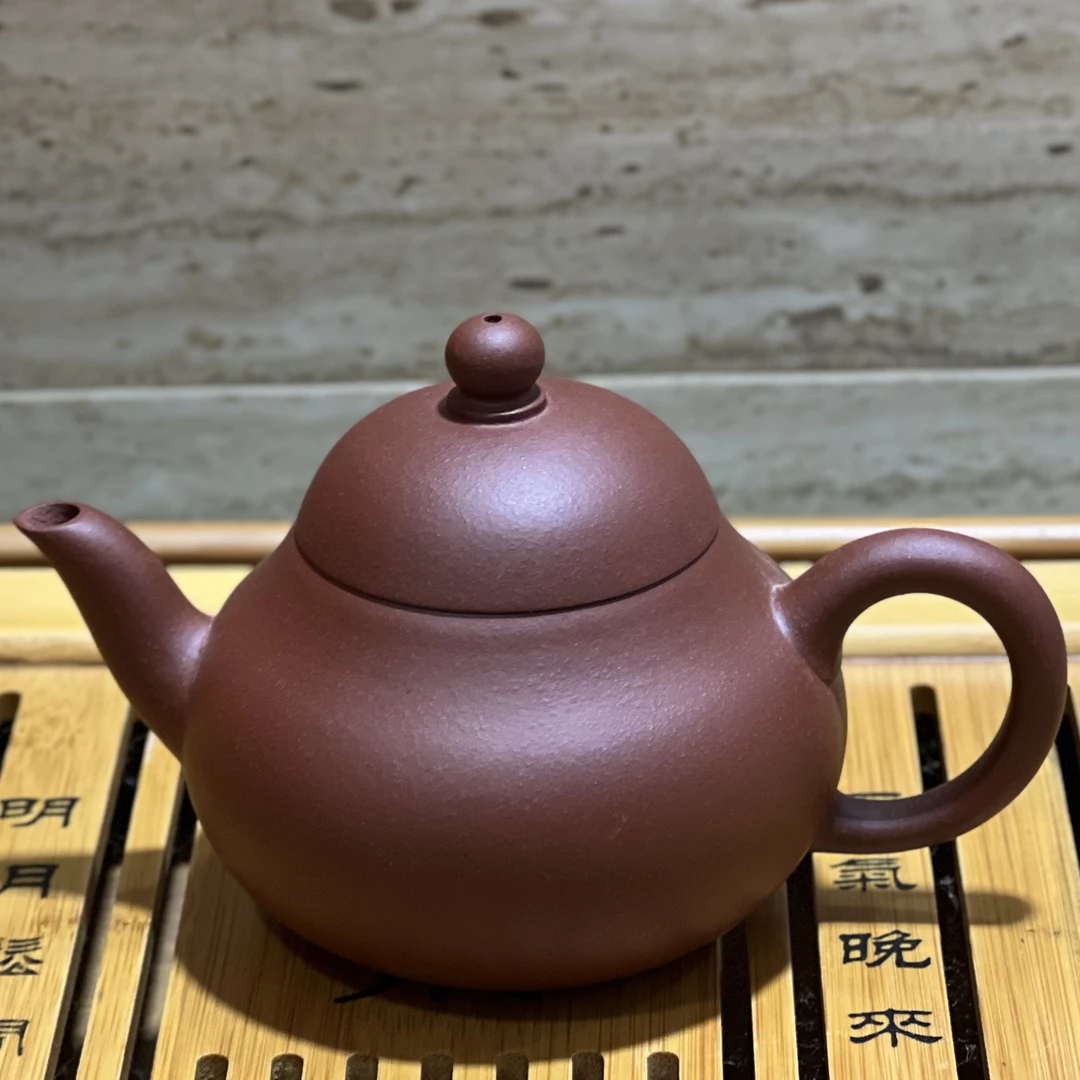 原矿红清水手工梨形200cc内推宜兴紫砂
