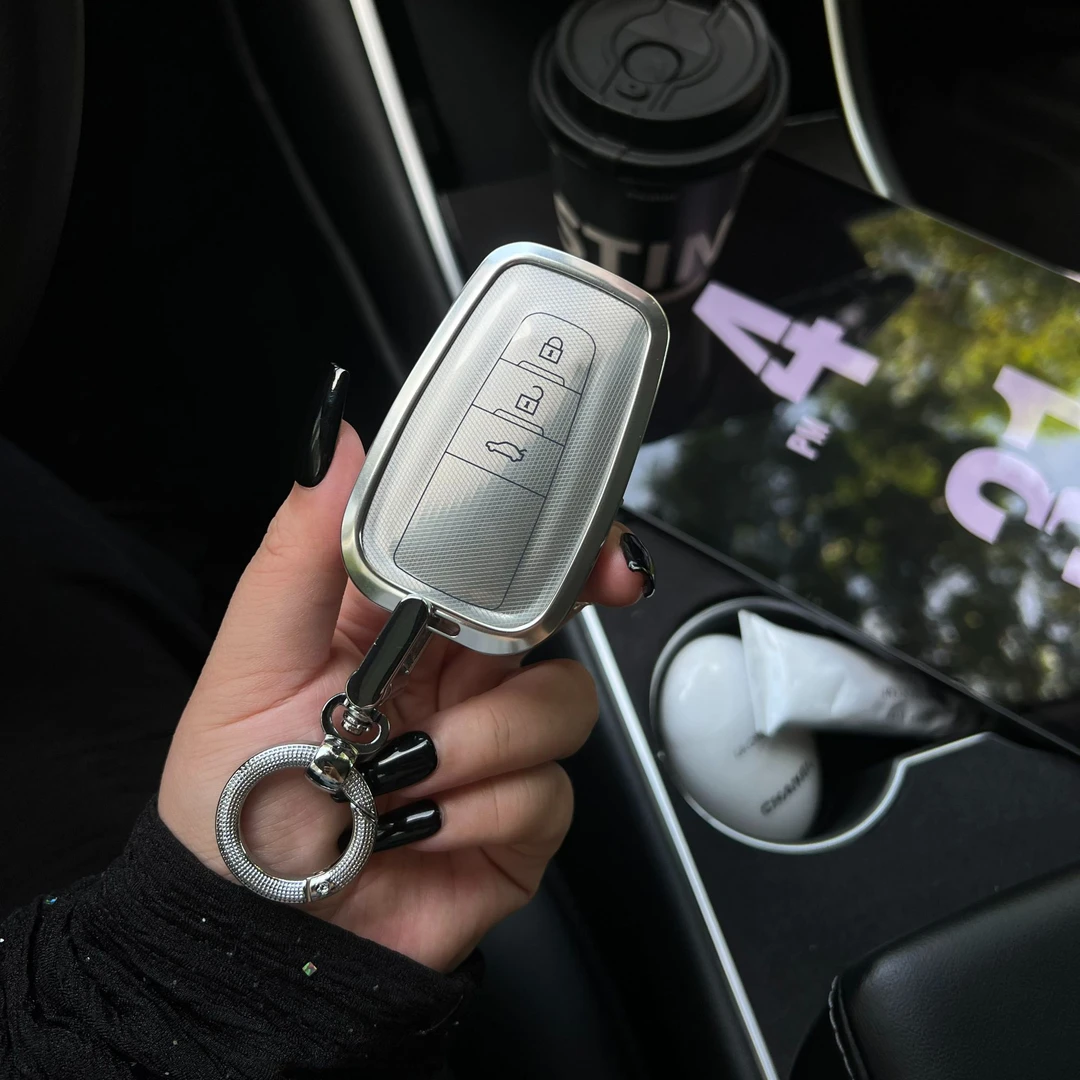 适用于丰田钥匙套凯美瑞荣放rav4高级壳雷凌卡罗拉男女创意个性扣