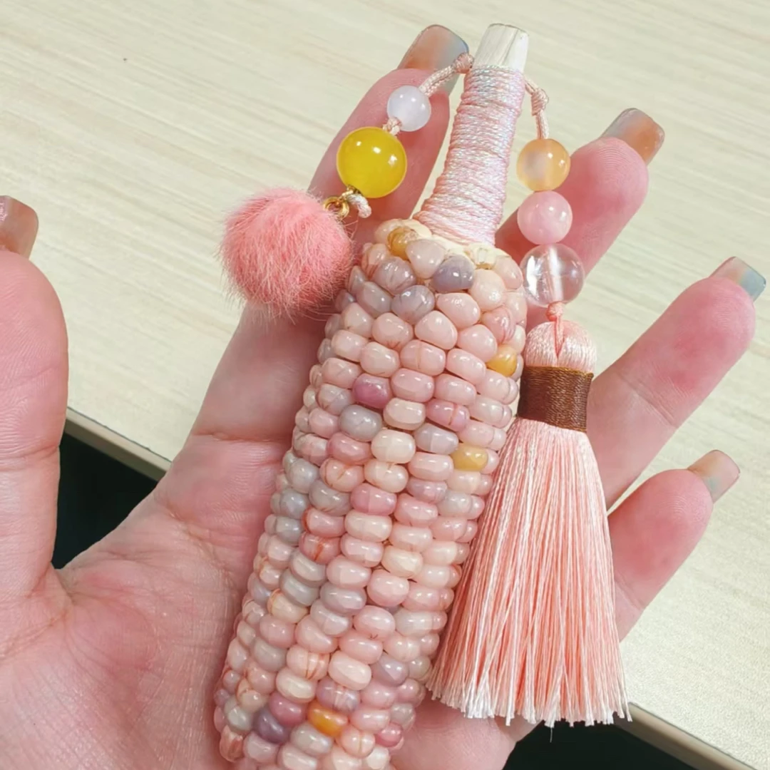 文玩小玉米可爱精致手把件手工