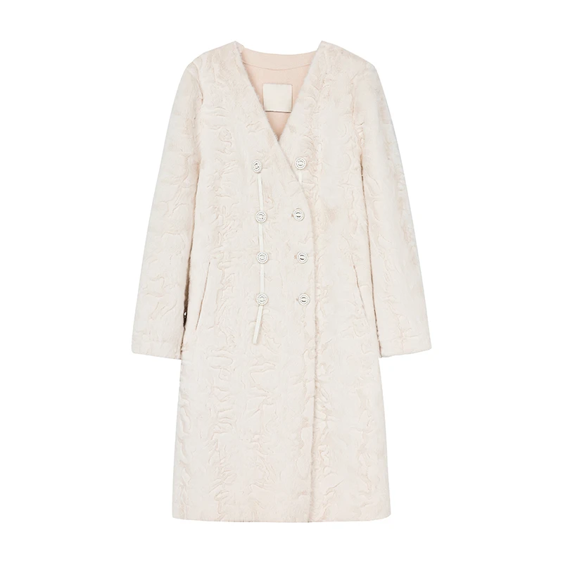 【达人专属】高级奢感环保皮草外套N8795