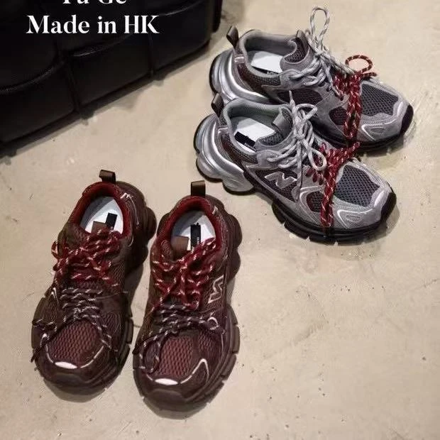 【专直播间】春季新款拼色厚底老爹鞋女99-199