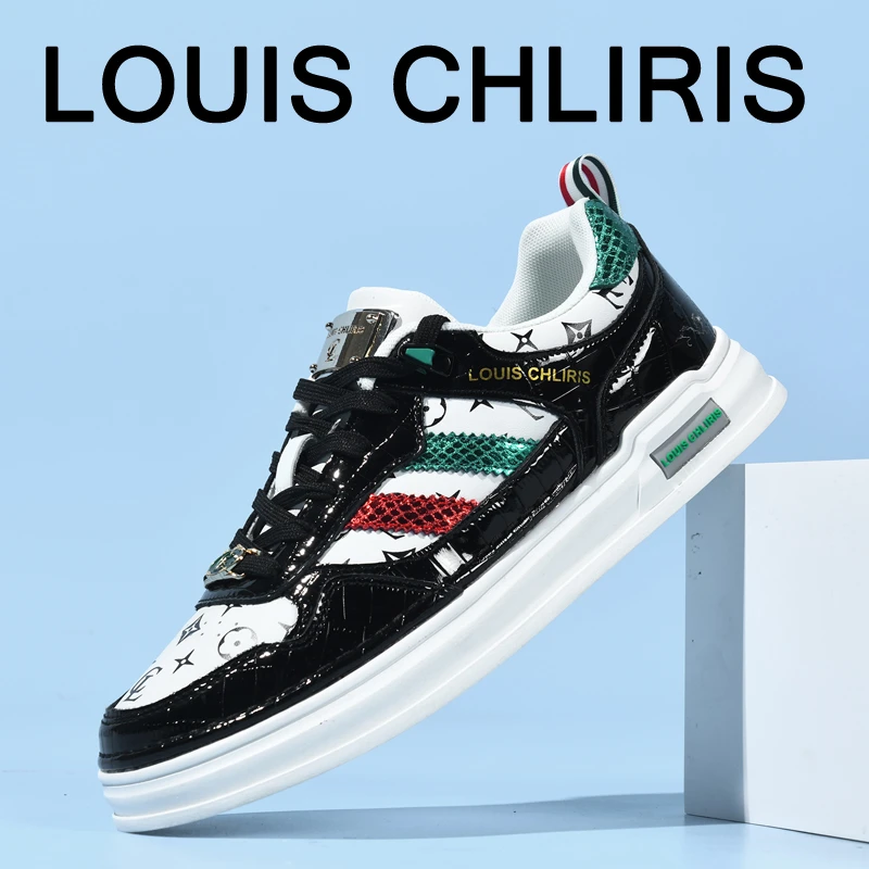 LOUIS CHLIRIS/路易克里斯国际高奢私人定制时尚低帮休闲板鞋商品图