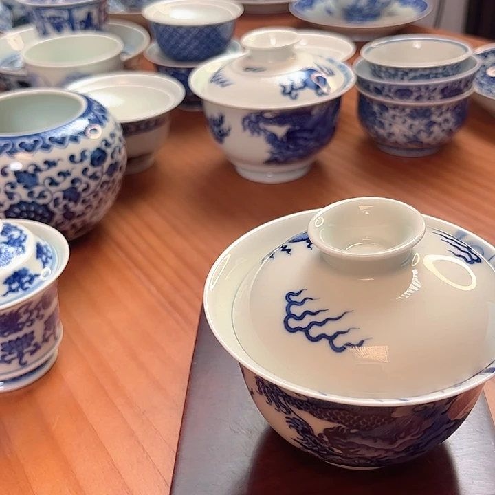 悟****爷九曰陶手工手绘茶具